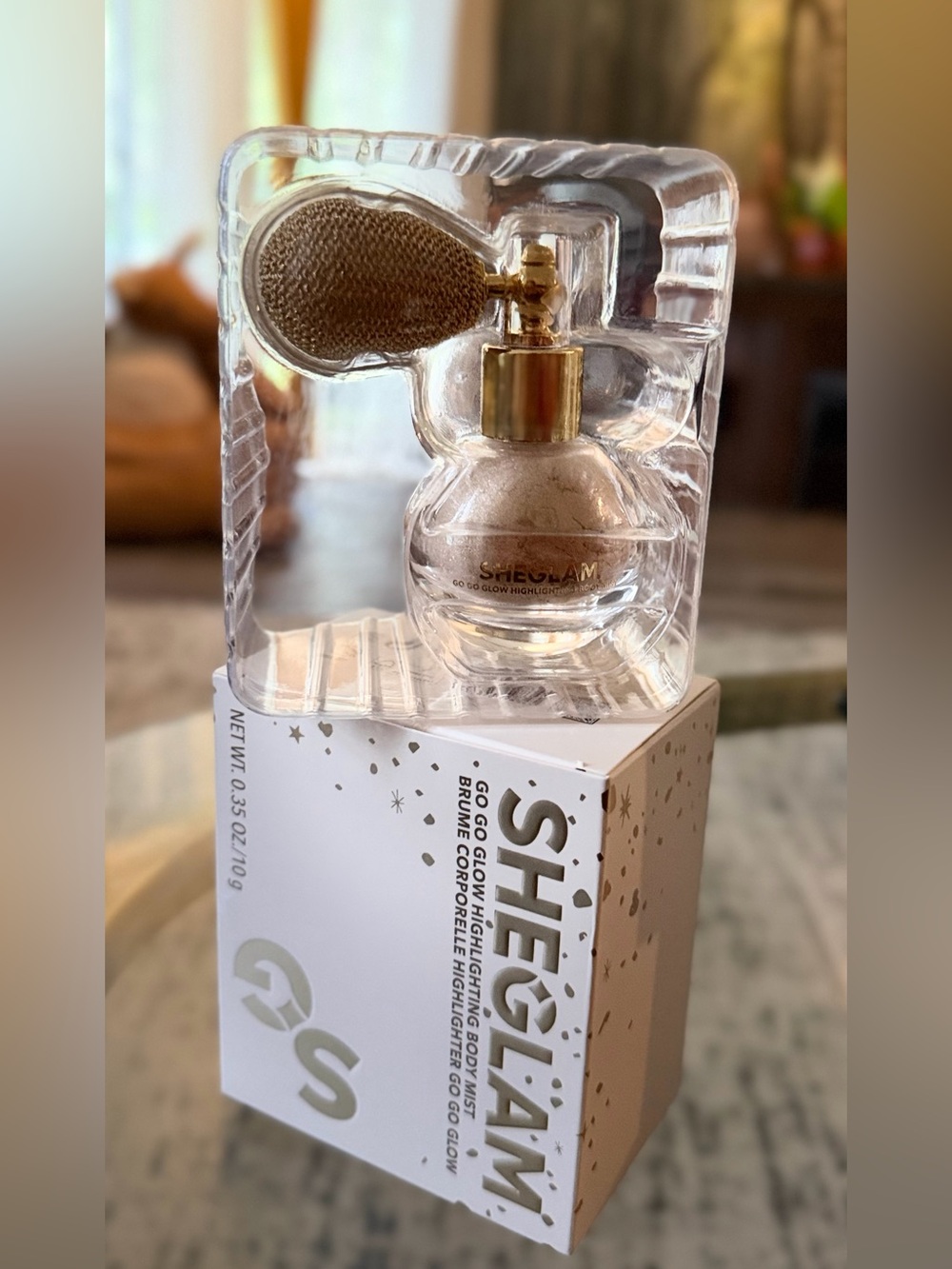 Sheglam Gold Glow Highlighting Body Mist - Shimmering Gold